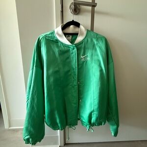 Nike Women's Air Green Bomber Jacket